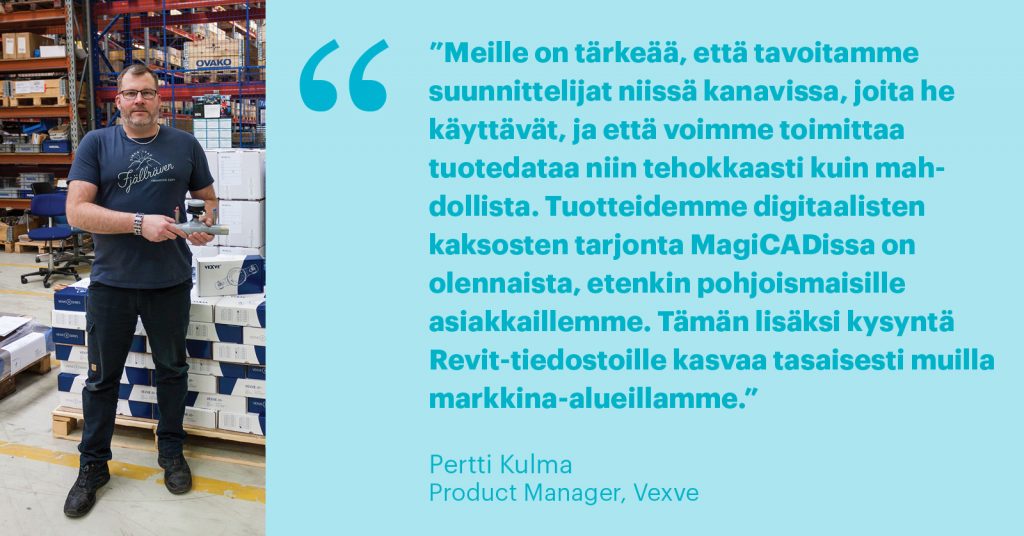 Vexve tavoittaa LVIS-suunnittelijat digitalisaation avulla