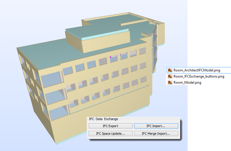 MagiCAD Room IFC Import for architectural models