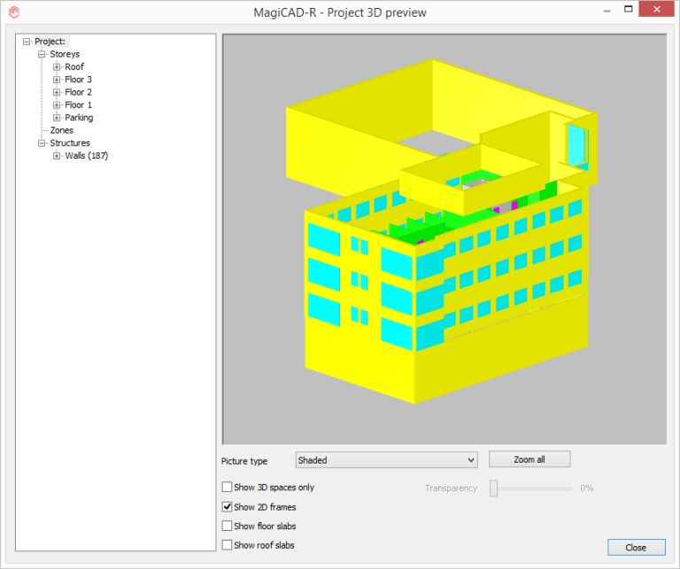 MagiCAD Room Simple and easy modelling tool